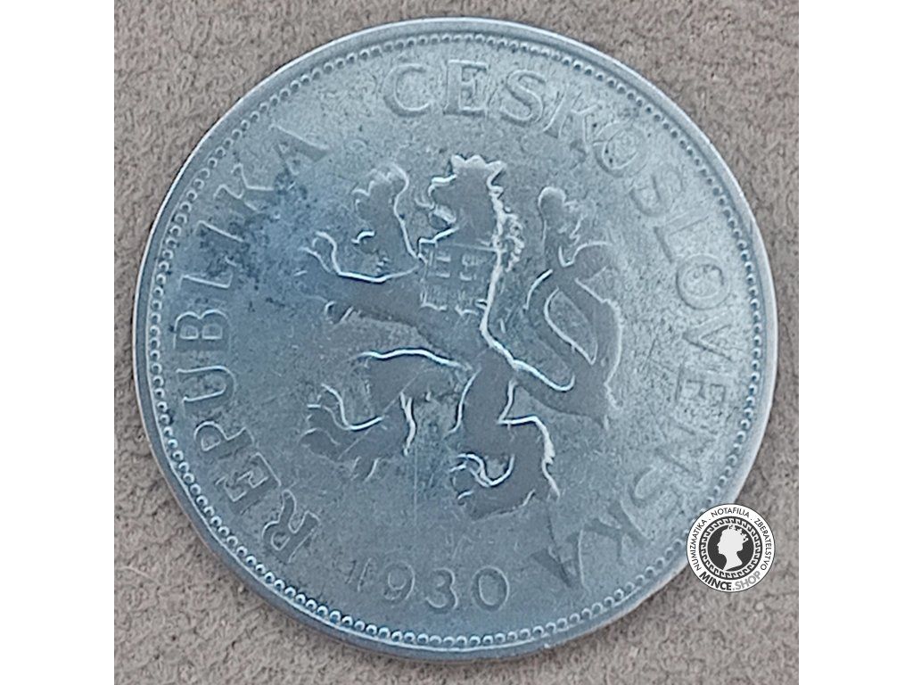 5.koruna - 1.ČSR - 1930