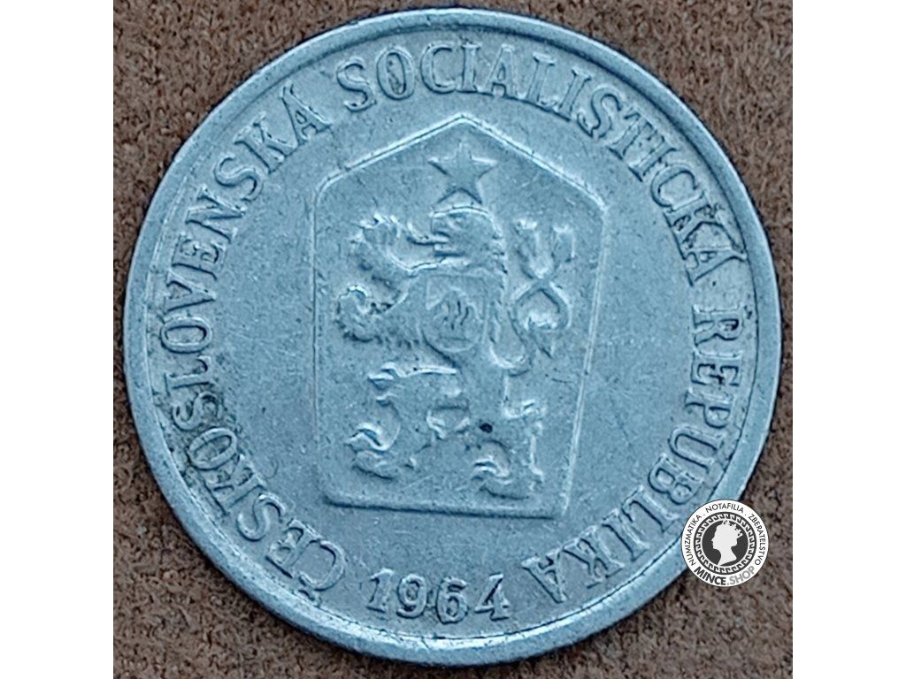 10 halier - Česko-Slovensko - 1964