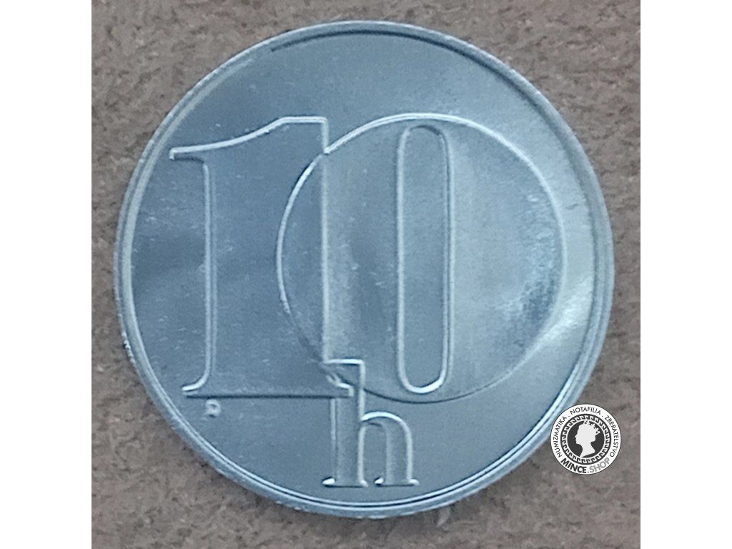 10 halier - Česko-Slovensko - 1992 - UNC