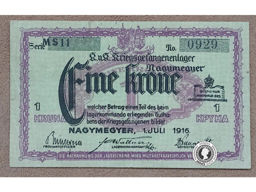 1 Korona - 1916 - Rakúsko - Uhorsko