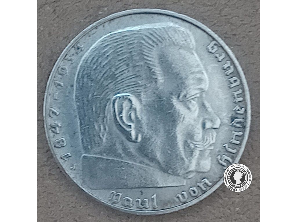 2 marka - Nemecko - Tretia Ríša - 1938 J
